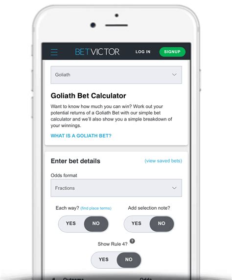 goliath bet|8 fold bet.